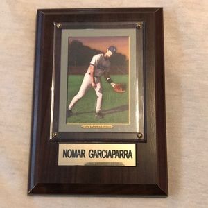 Nomar Garciaparra baseball card plaque